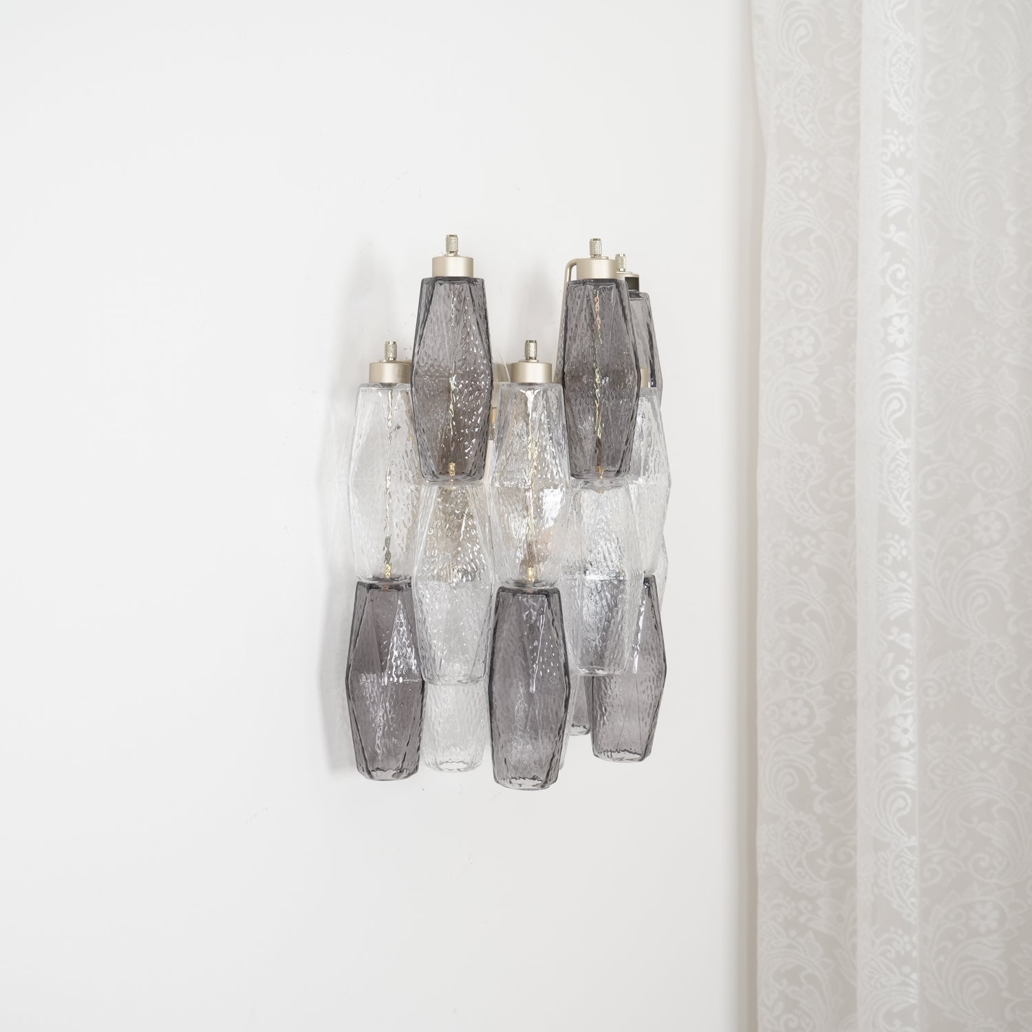 Eiruaria Wall Lamp Rhombus Glass Tiered Contemporary