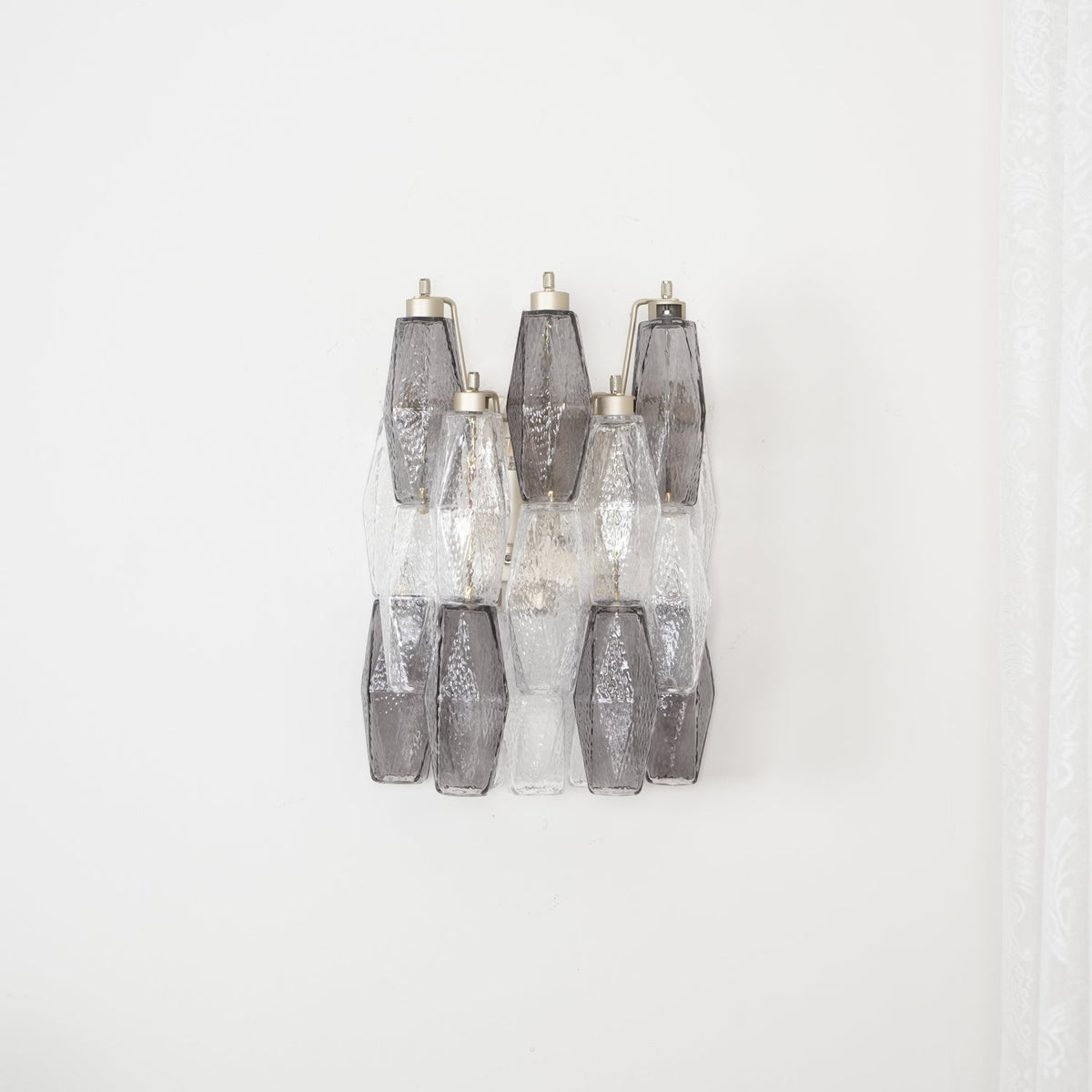Eiruaria Wall Lamp Rhombus Glass Tiered Contemporary