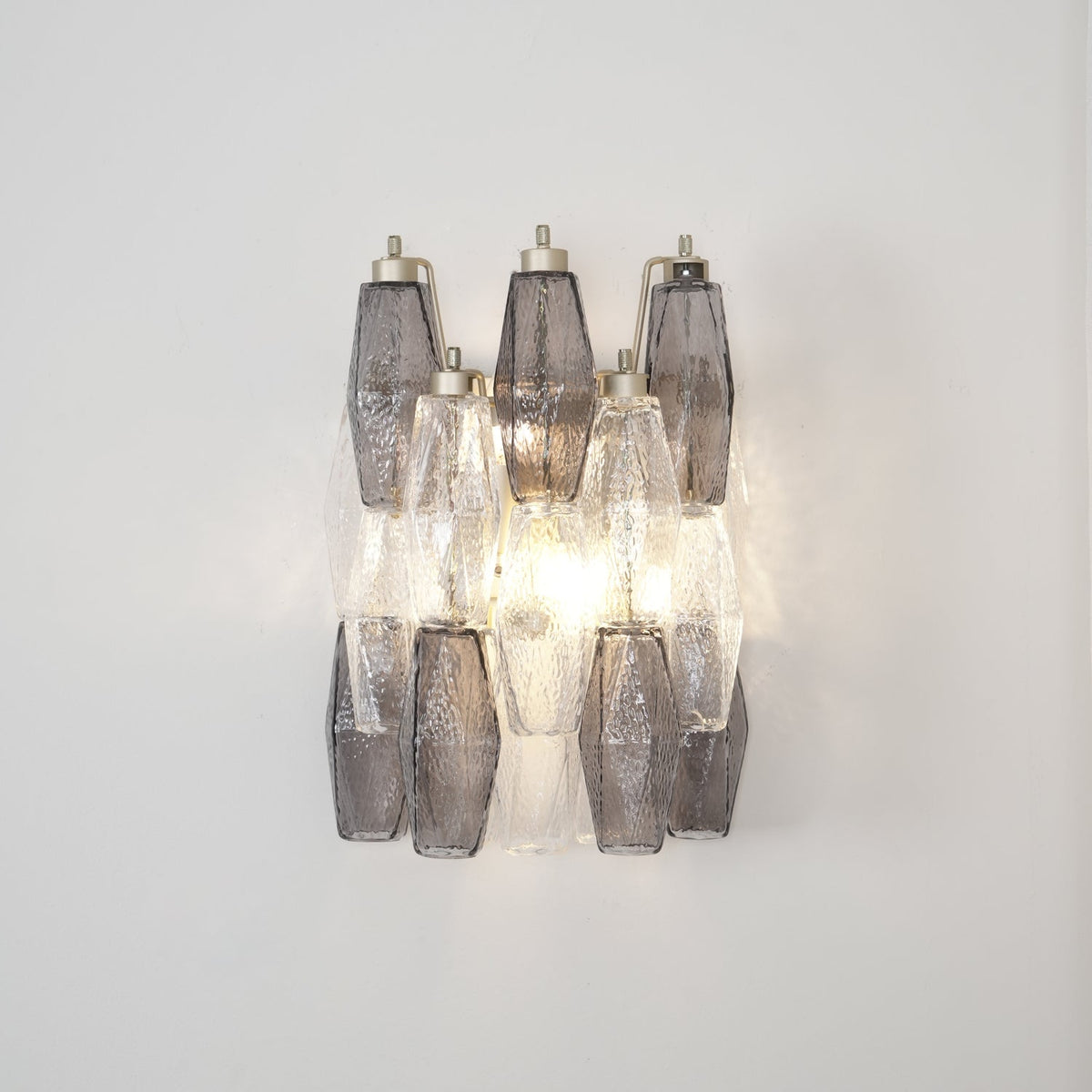 Eiruaria Wall Lamp Rhombus Glass Tiered Contemporary