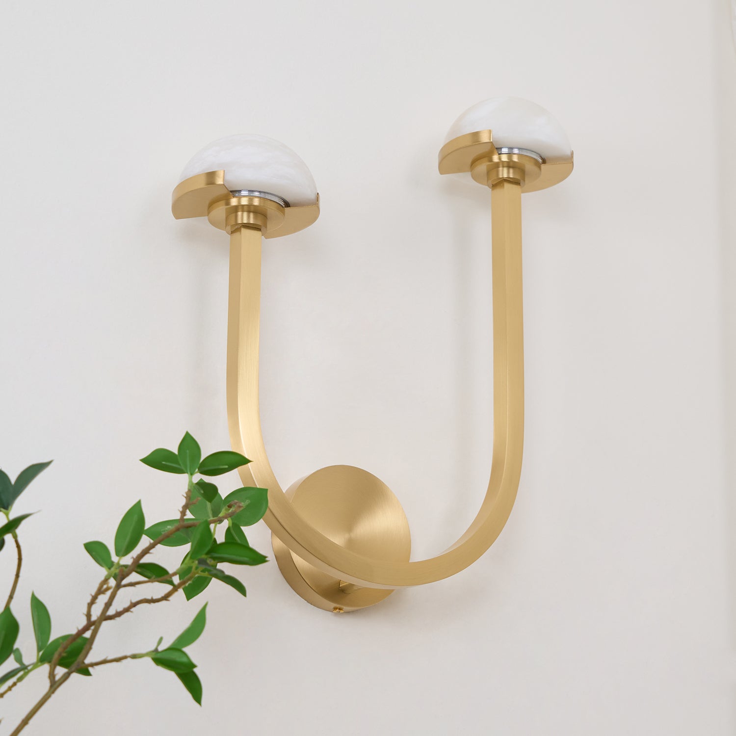 Vitalira Double Alabaster Wall Light