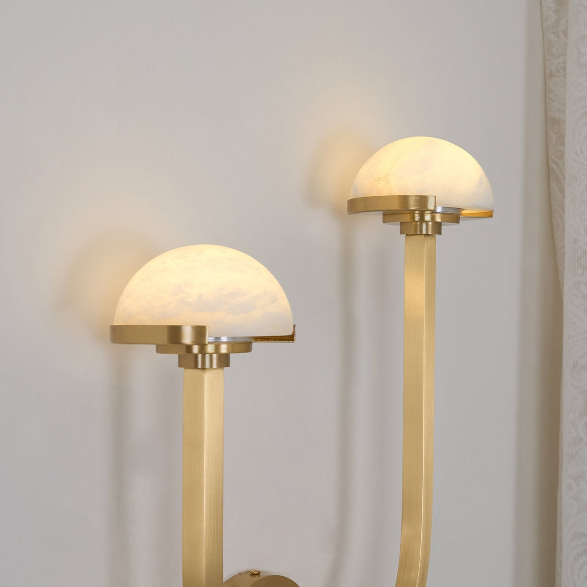 Vitalira Double Alabaster Wall Light