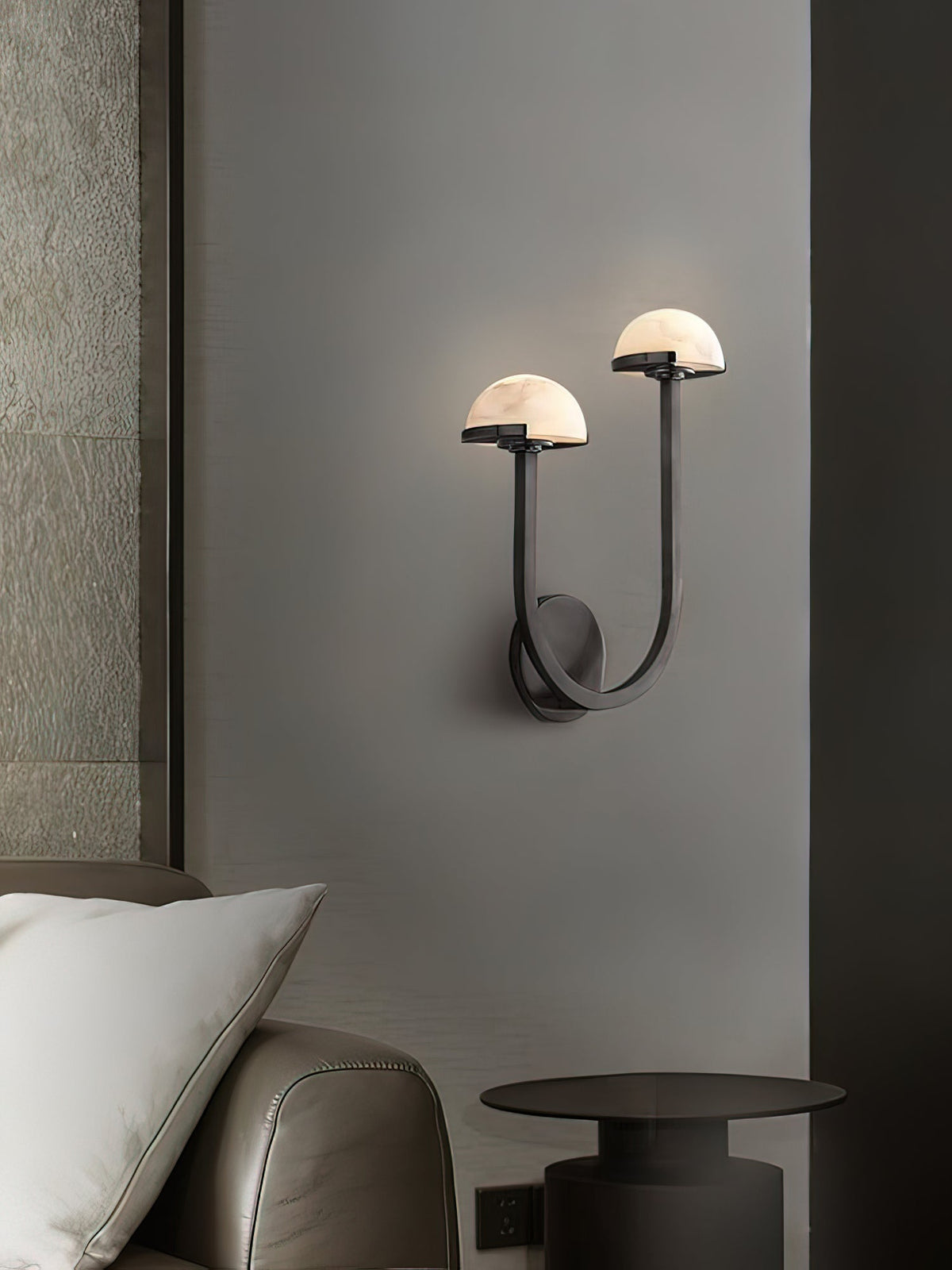 Vitalira Double Alabaster Wall Light