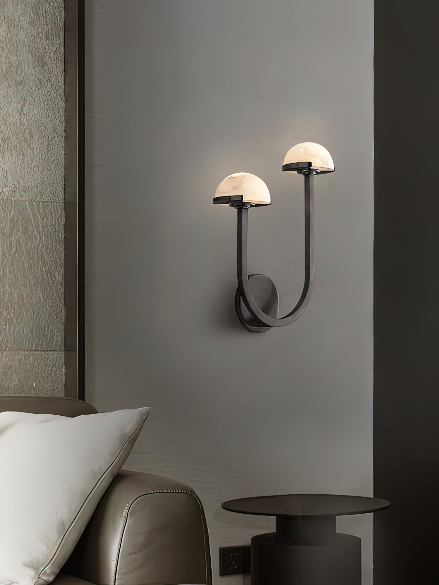 Vitalira Double Alabaster Wall Light