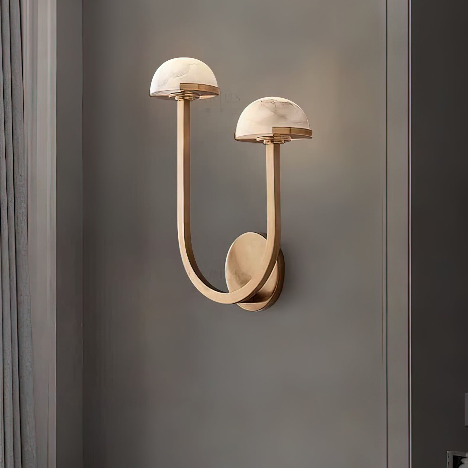 Vitalira Double Alabaster Wall Light