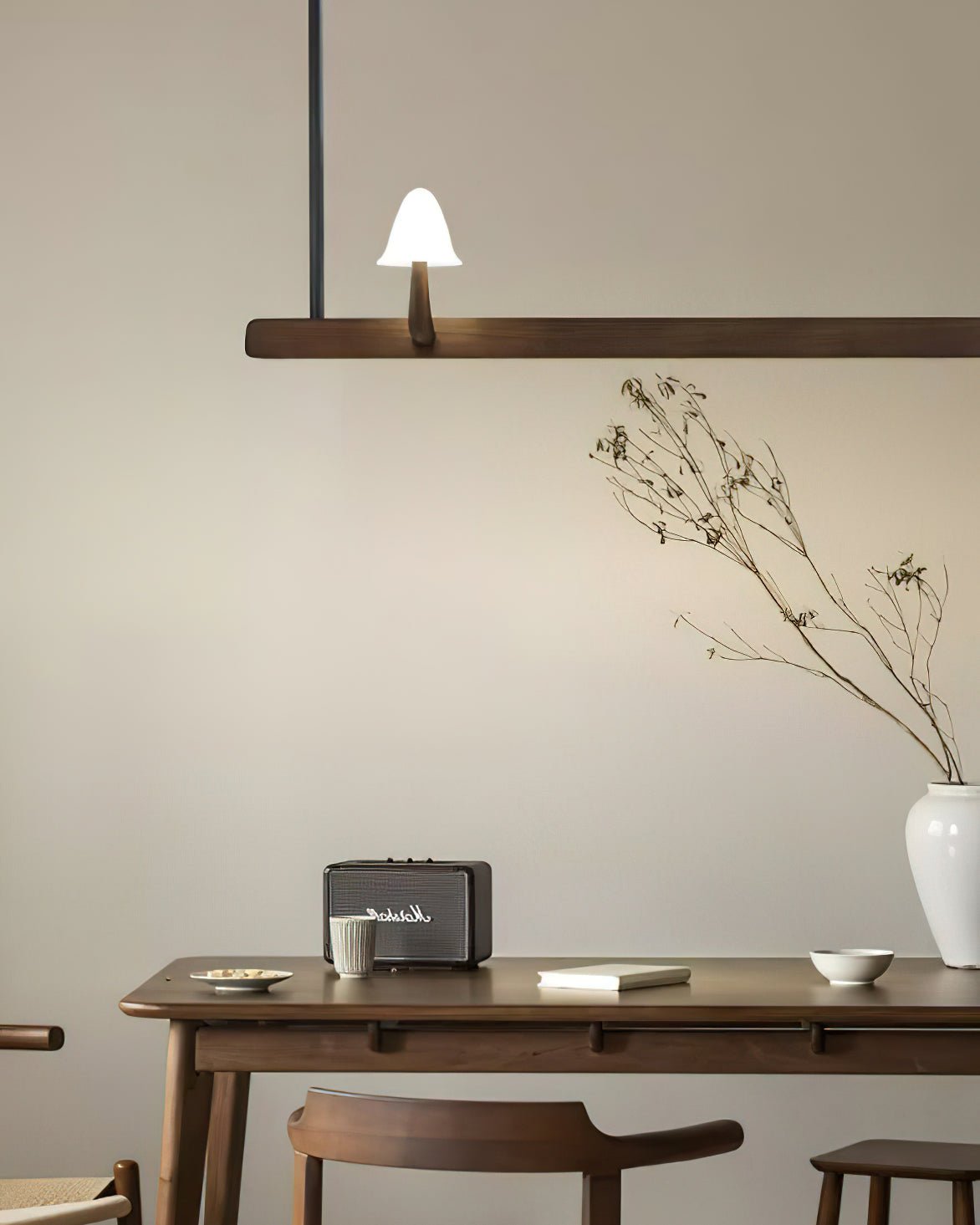 Aldalira Chandelier Mushroom Wooden Minimalist Modern