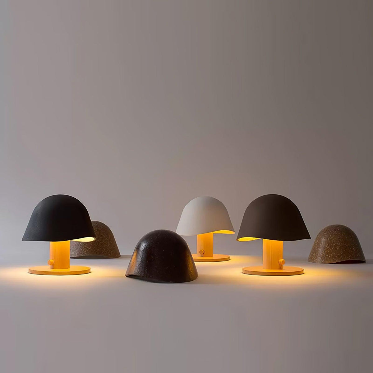Wond Resin Wood Table Lamp