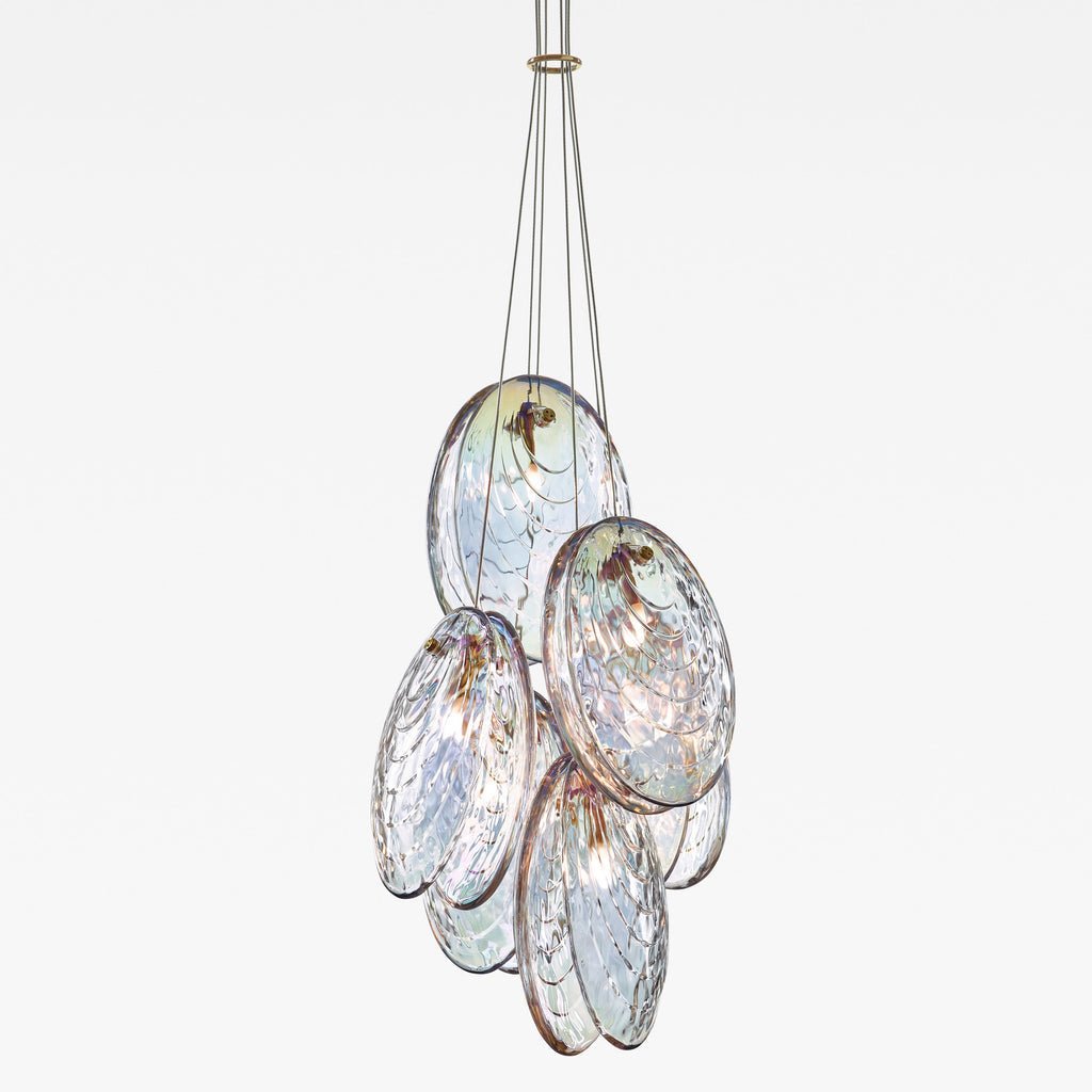 Thalassic Shell Architectural Cluster Chandelier