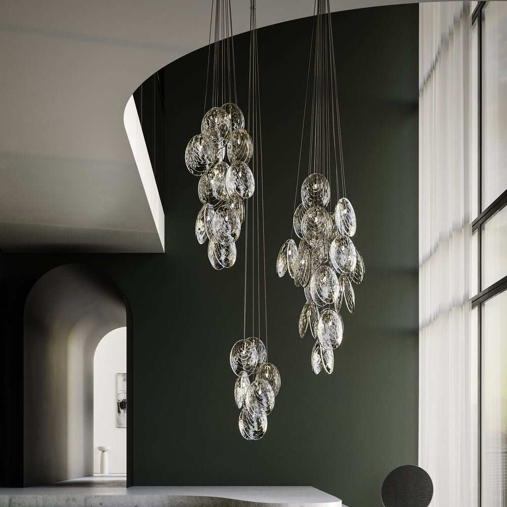 Thalassic Shell Architectural Cluster Chandelier