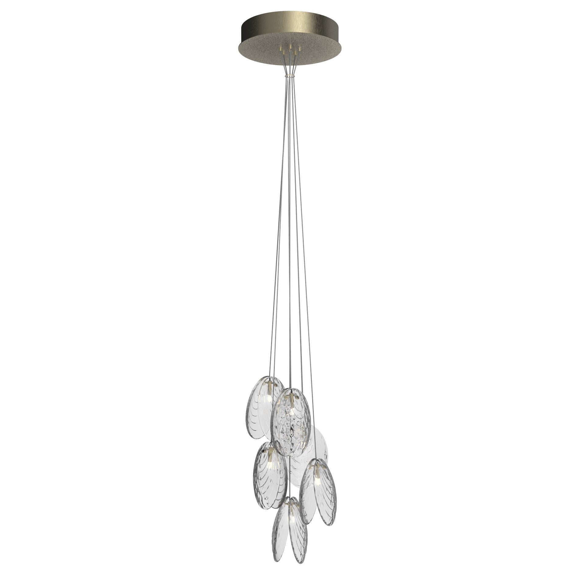 Thalassic Shell Architectural Cluster Chandelier