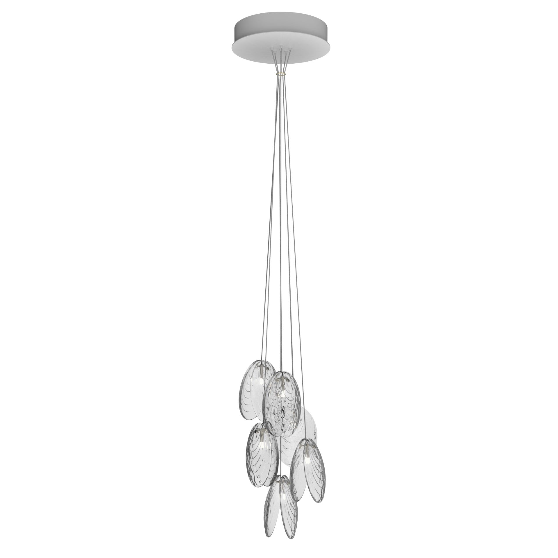 Thalassic Shell Architectural Cluster Chandelier