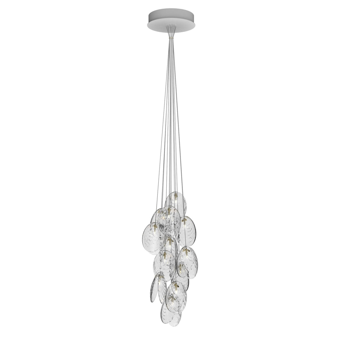 Thalassic Shell Architectural Cluster Chandelier