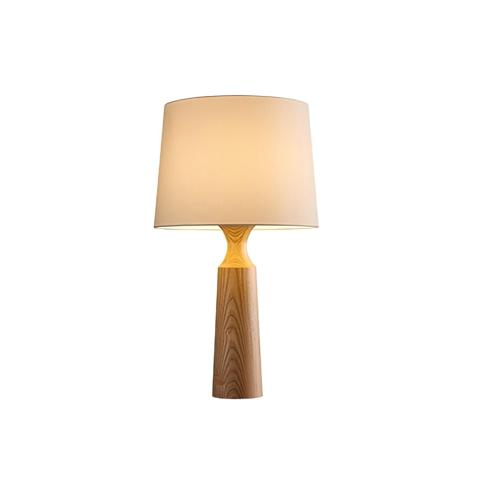 Harry Contemporary Wood Table Lamp