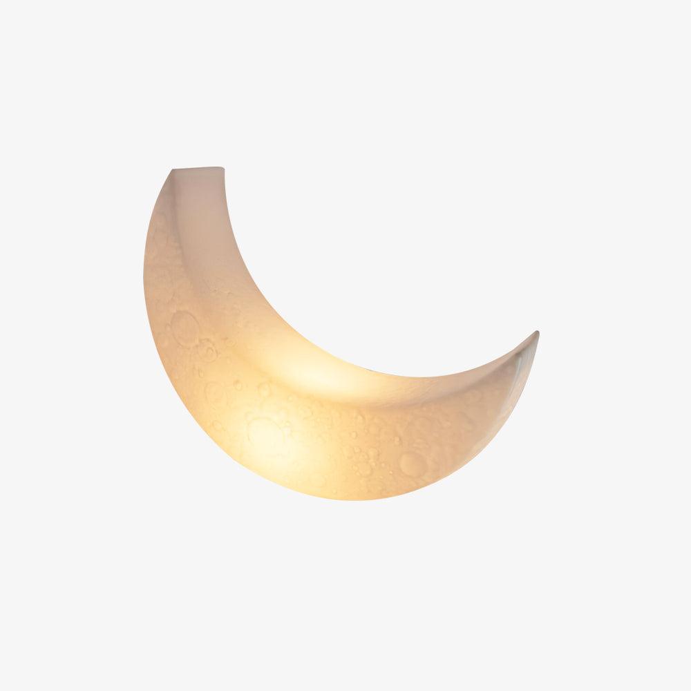 Zetheor Crescent Moon Resin Floor Lamp