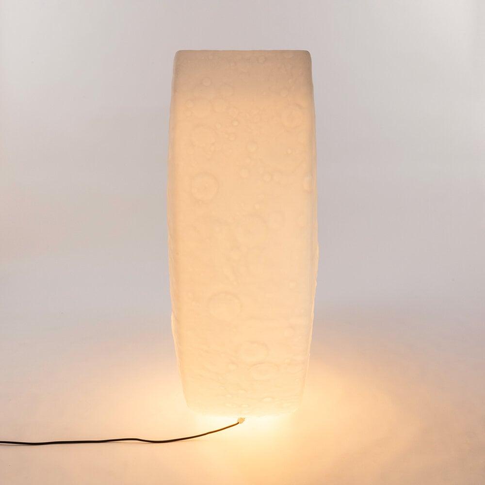 Zetheor Crescent Moon Resin Floor Lamp