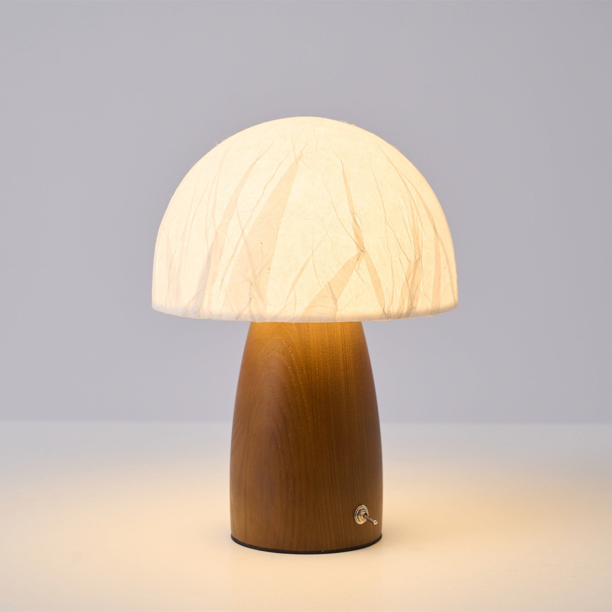 Nimbus Wood & Fabric Table Lamp