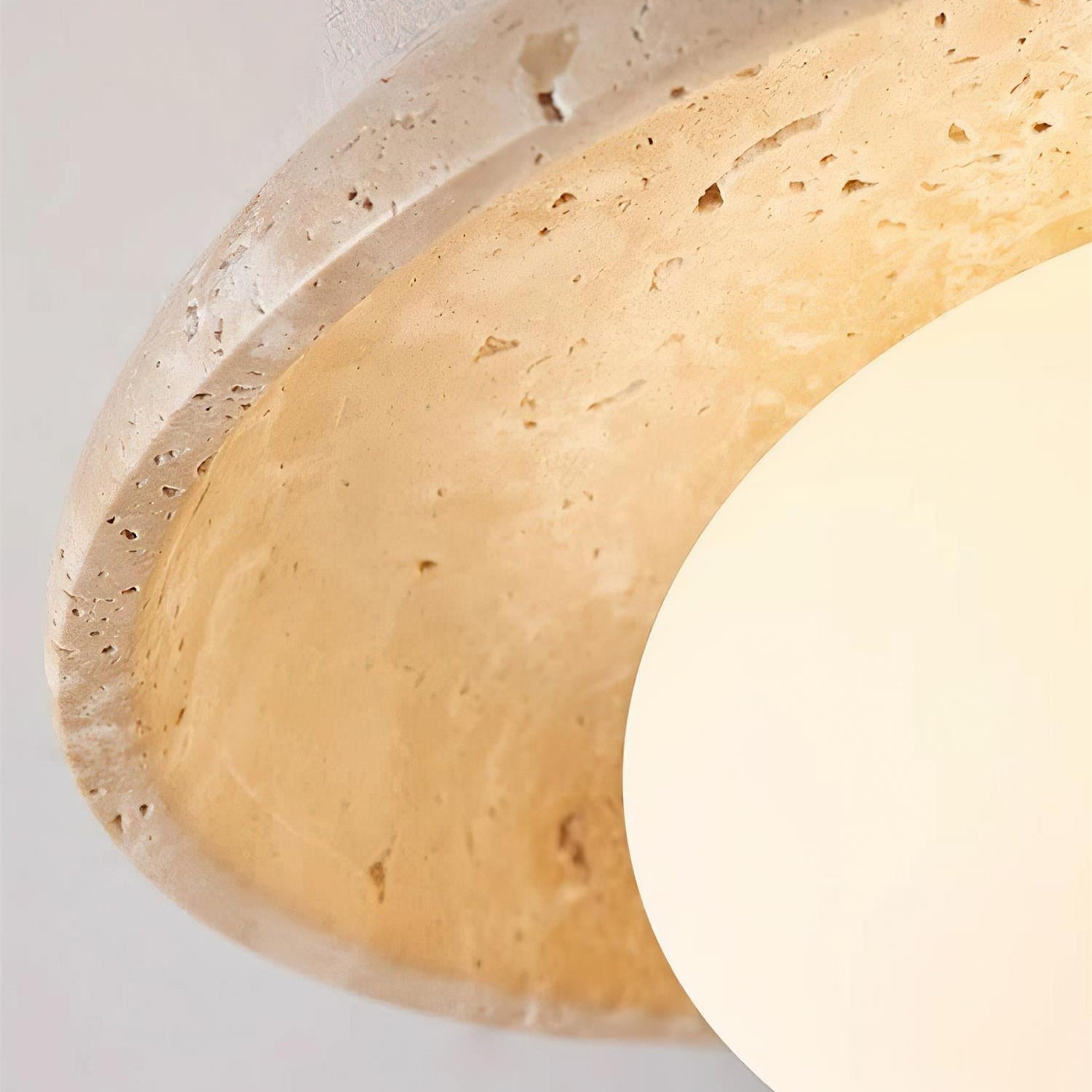 Mylie Travertine Ceiling Light - Neutral Decor