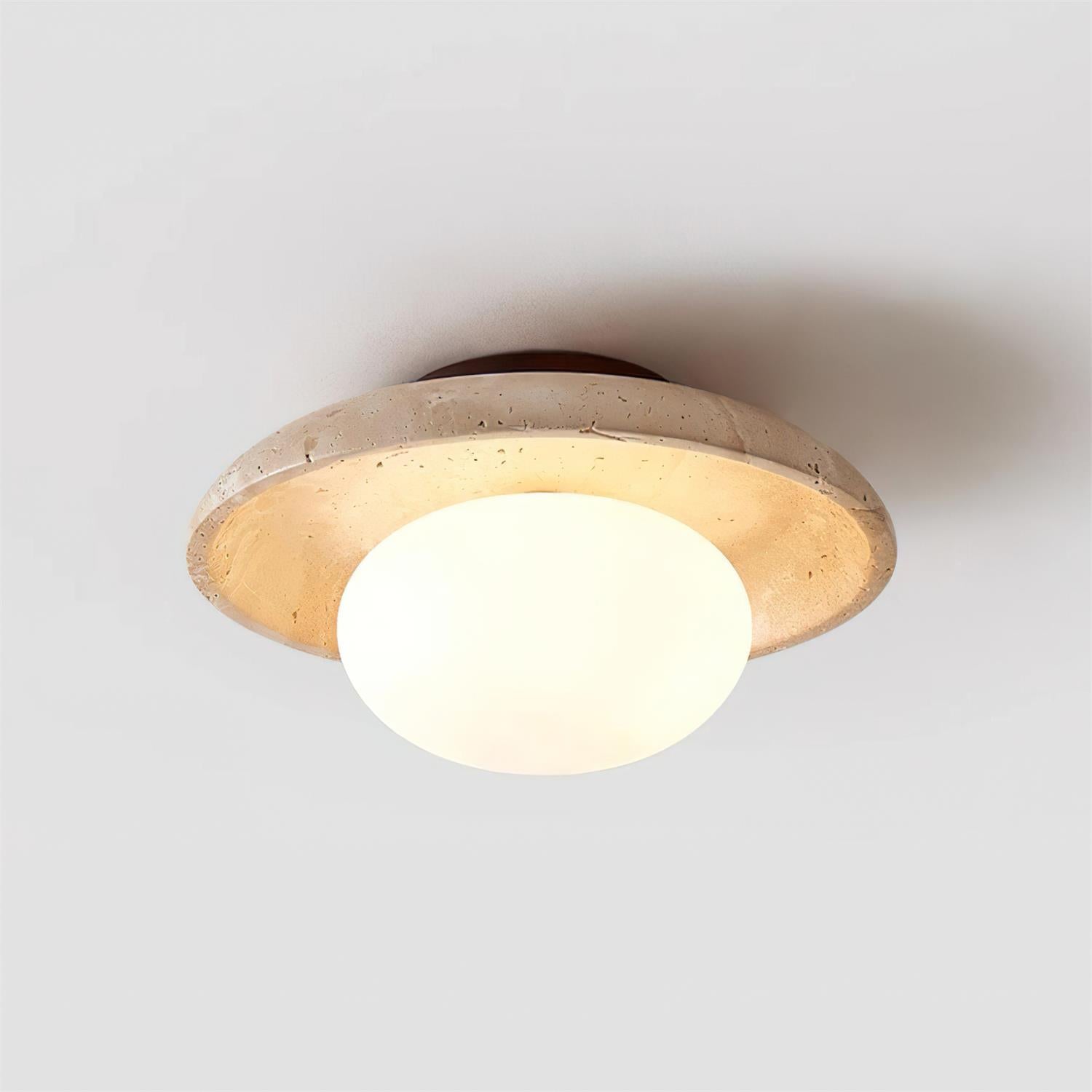 Mylie Travertine Ceiling Light - Neutral Decor