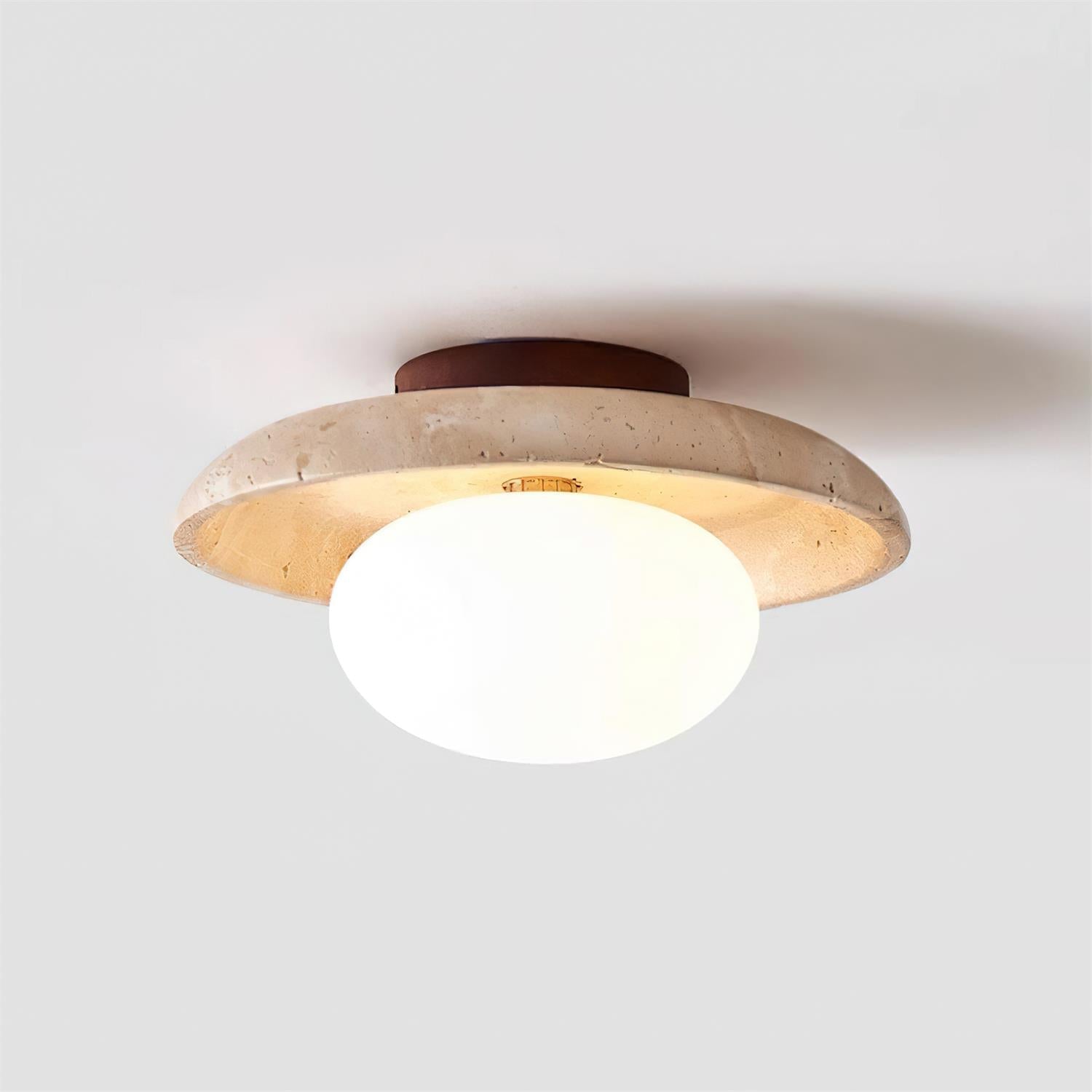Mylie Travertine Ceiling Light - Neutral Decor