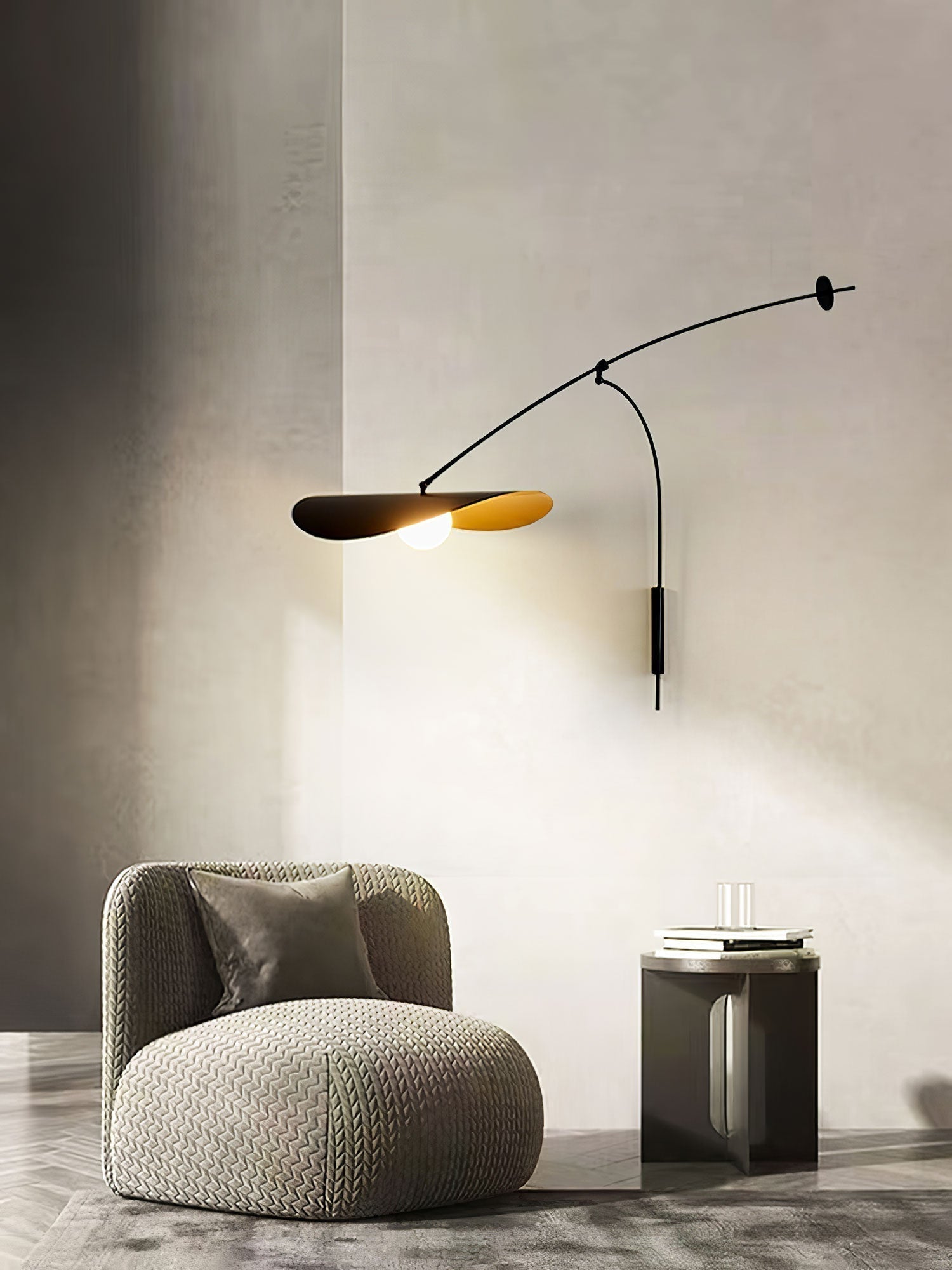 Tirove Glass Minimalist Wall Lamp