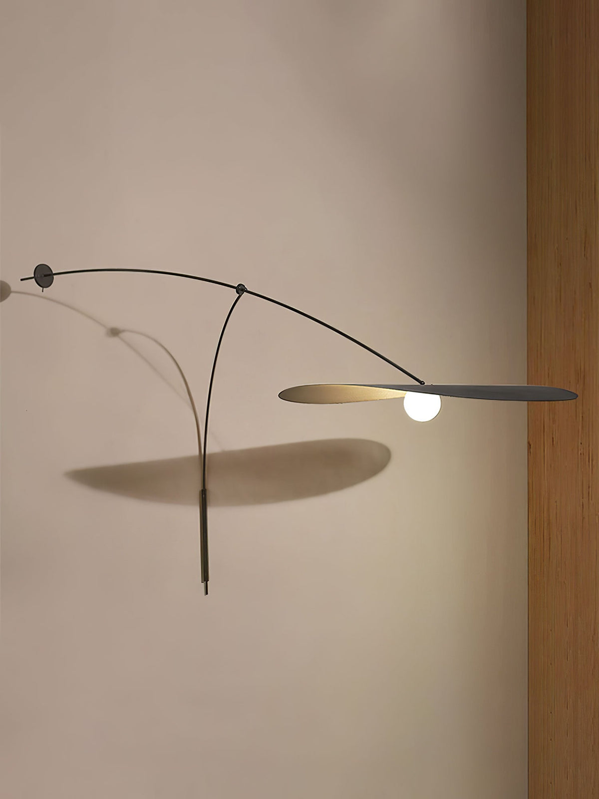 Tirove Glass Minimalist Wall Lamp