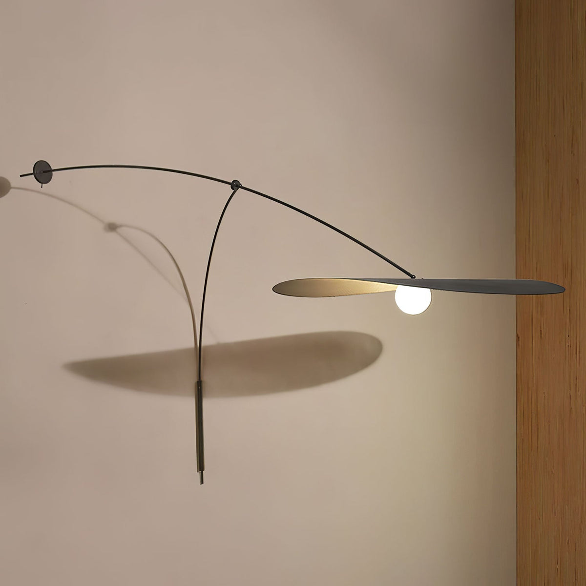 Tirove Glass Minimalist Wall Lamp