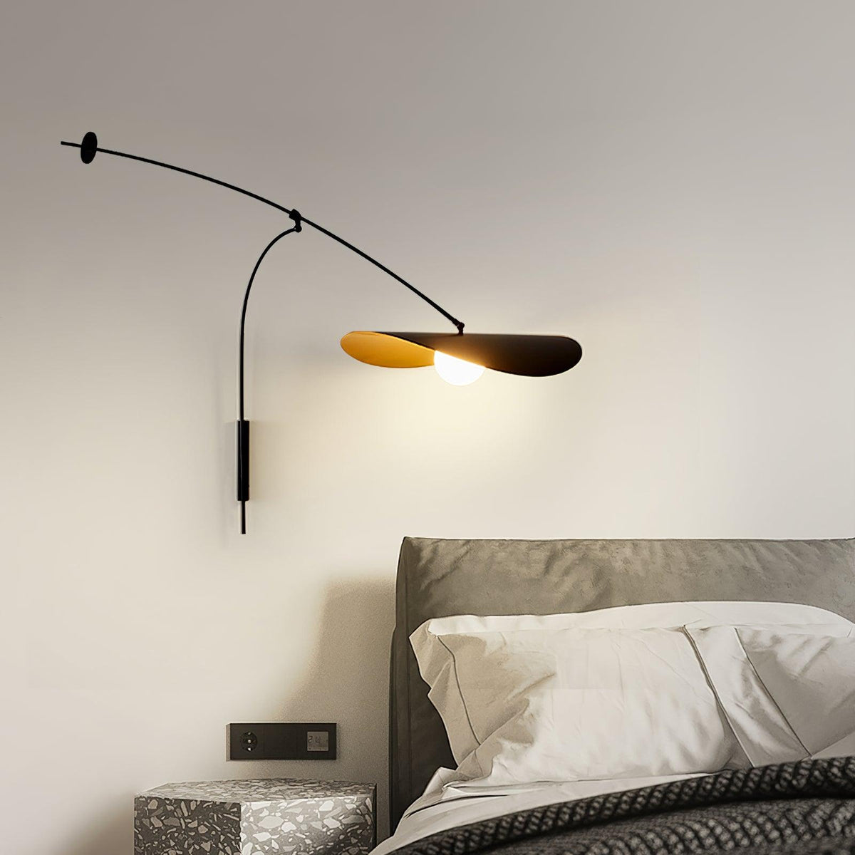 Tirove Glass Minimalist Wall Lamp