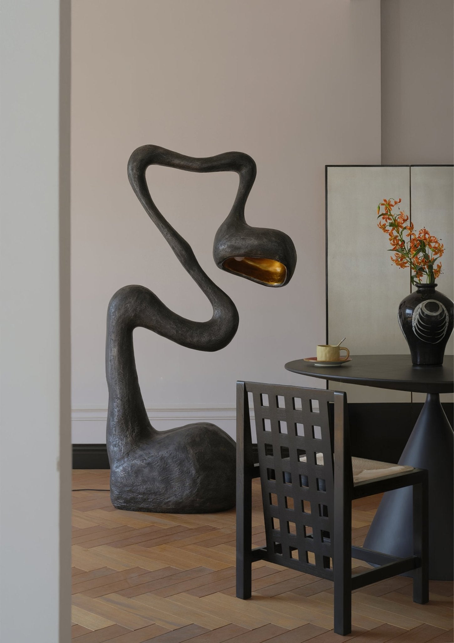 Olcarus Organic Ceramic Floor Lamp