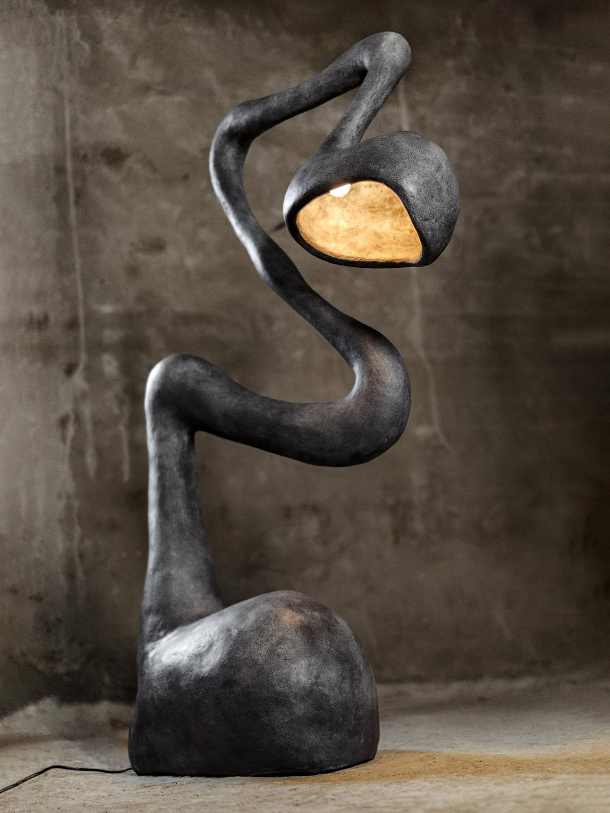 Olcarus Organic Ceramic Floor Lamp