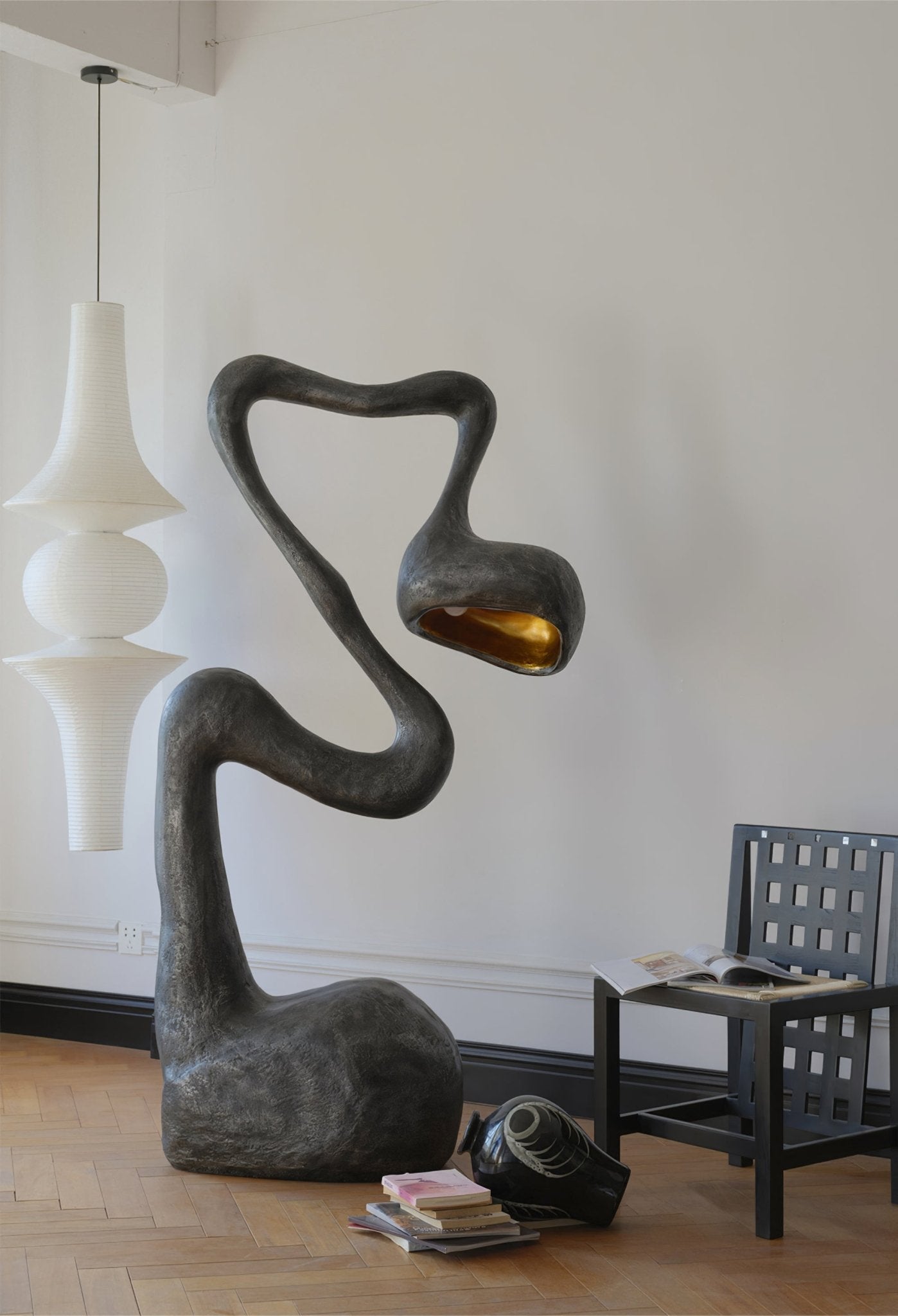 Olcarus Organic Ceramic Floor Lamp