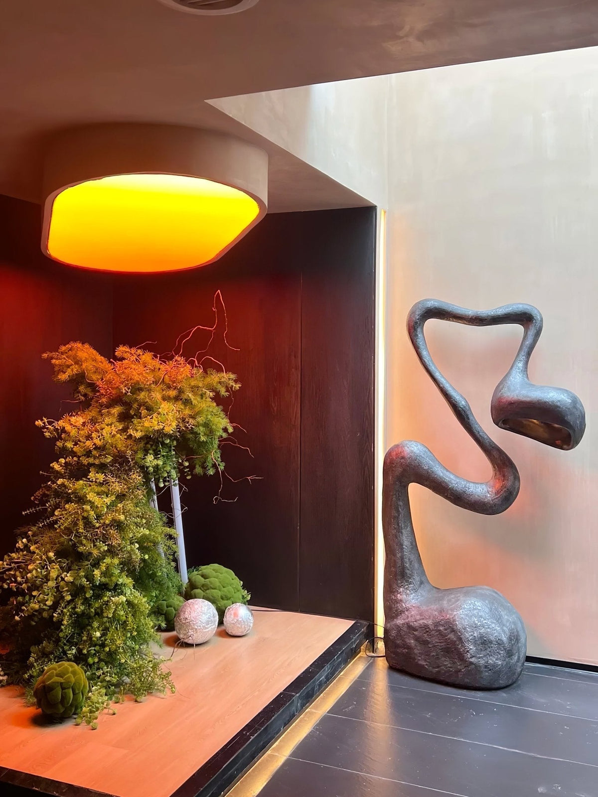 Olcarus Organic Ceramic Floor Lamp