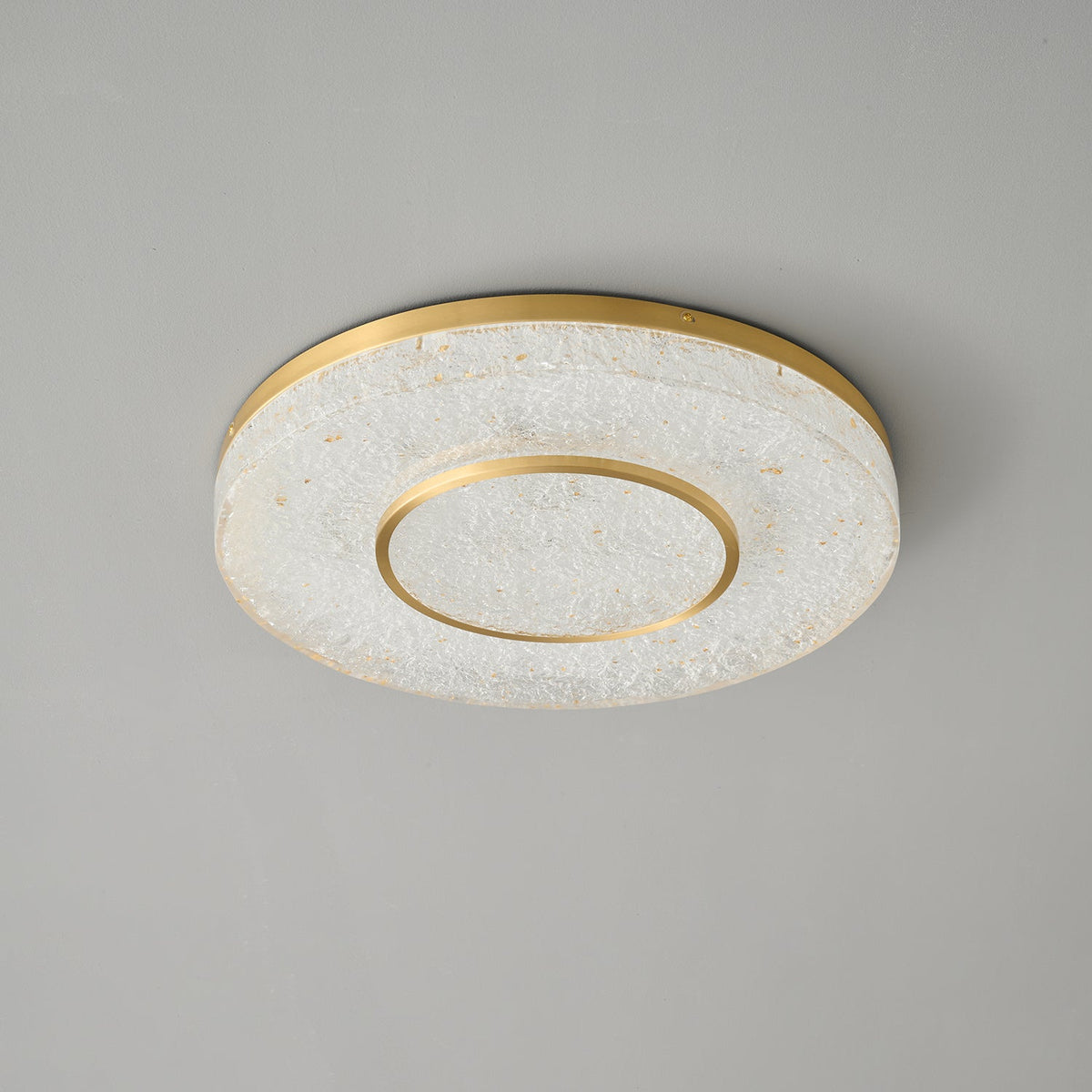 Auraora Ceiling Lamp Mysterious Circle Brass Resin