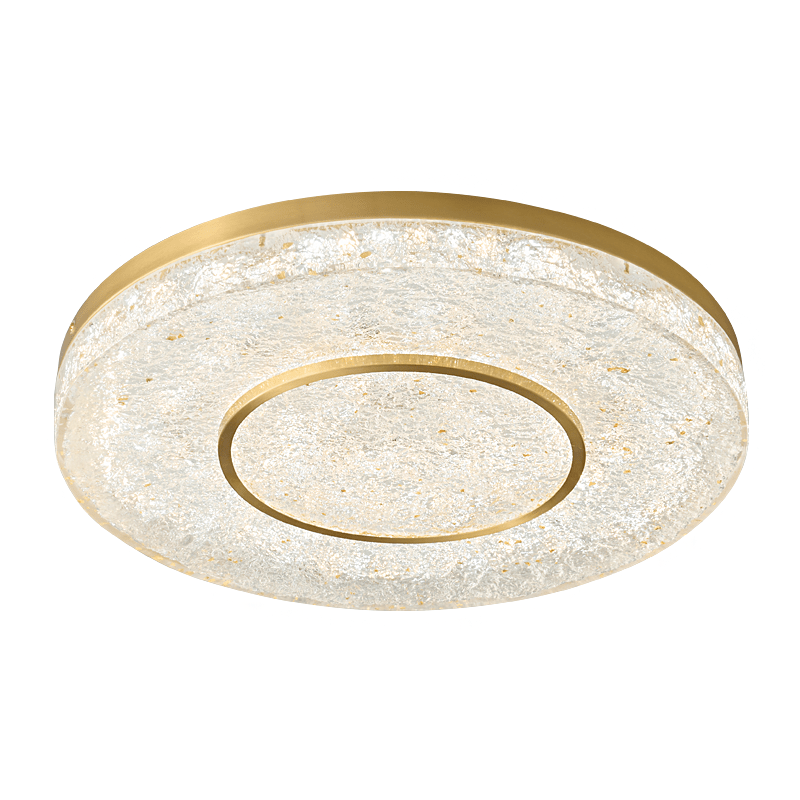 Auraora Ceiling Lamp Mysterious Circle Brass Resin