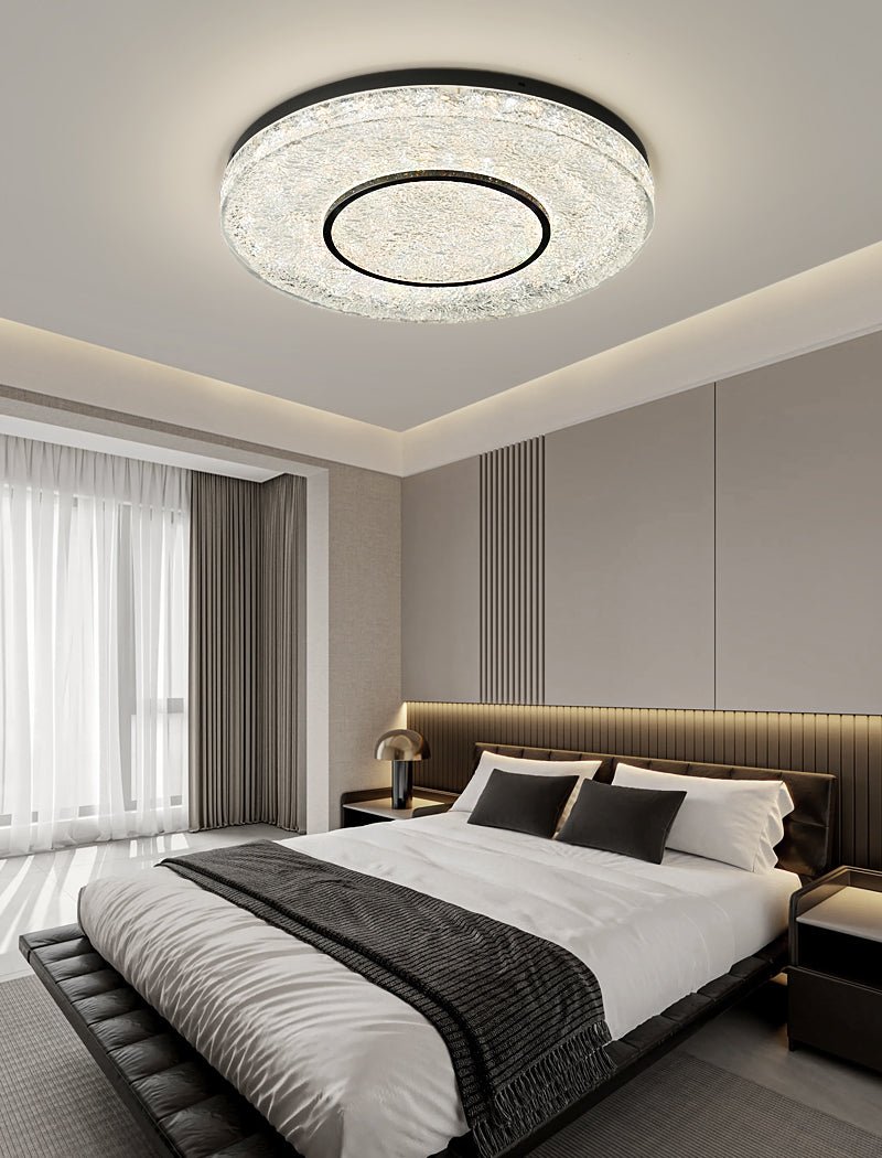 Auraora Ceiling Lamp Mysterious Circle Brass Resin