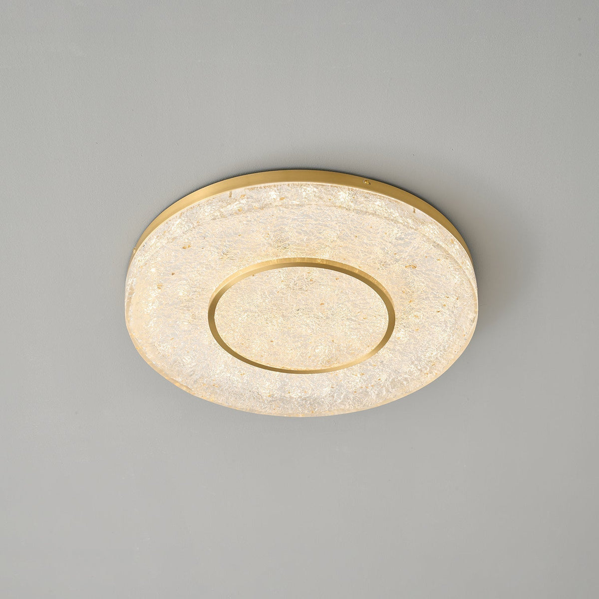 Auraora Ceiling Lamp Mysterious Circle Brass Resin