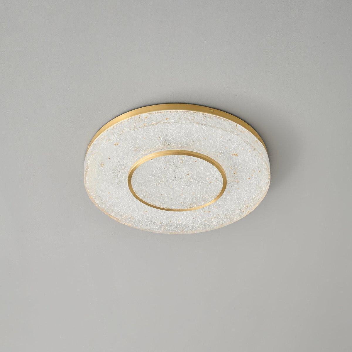 Auraora Ceiling Lamp Mysterious Circle Brass Resin