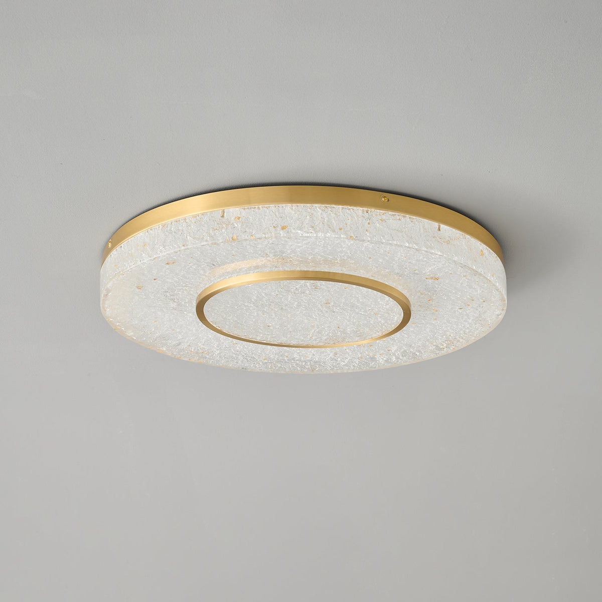 Auraora Ceiling Lamp Mysterious Circle Brass Resin