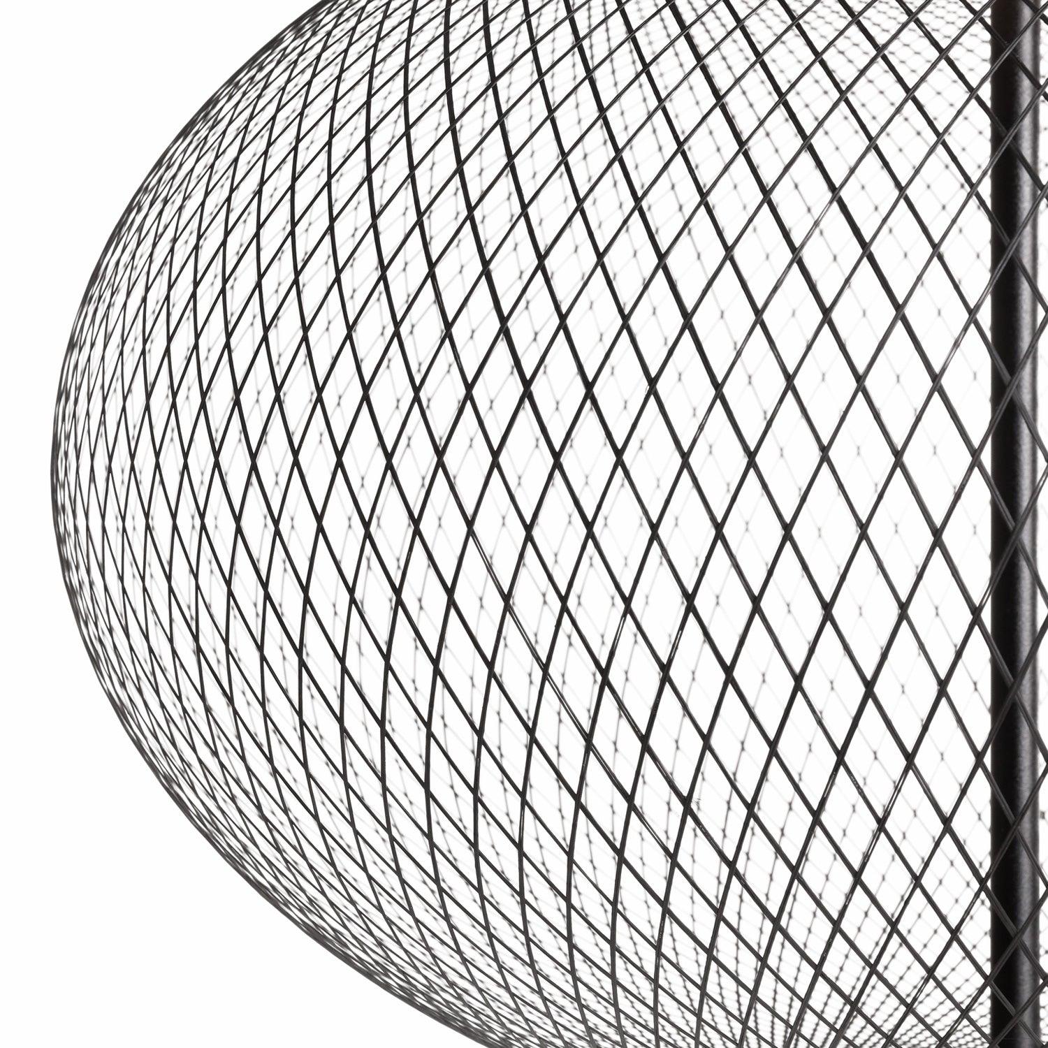 Ilsolyre Industrial Mesh Floor Lamp