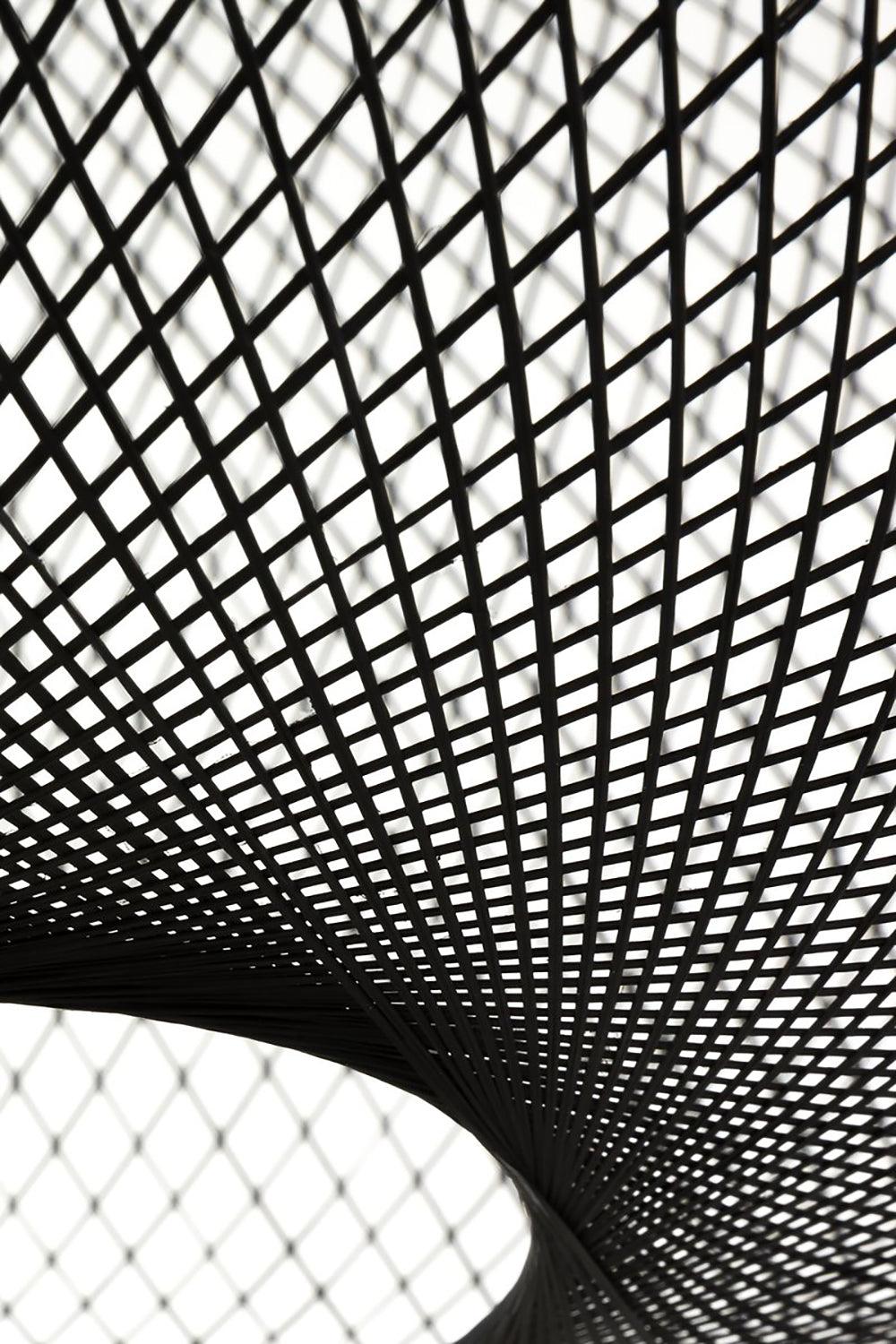 Ilsolyre Industrial Mesh Floor Lamp
