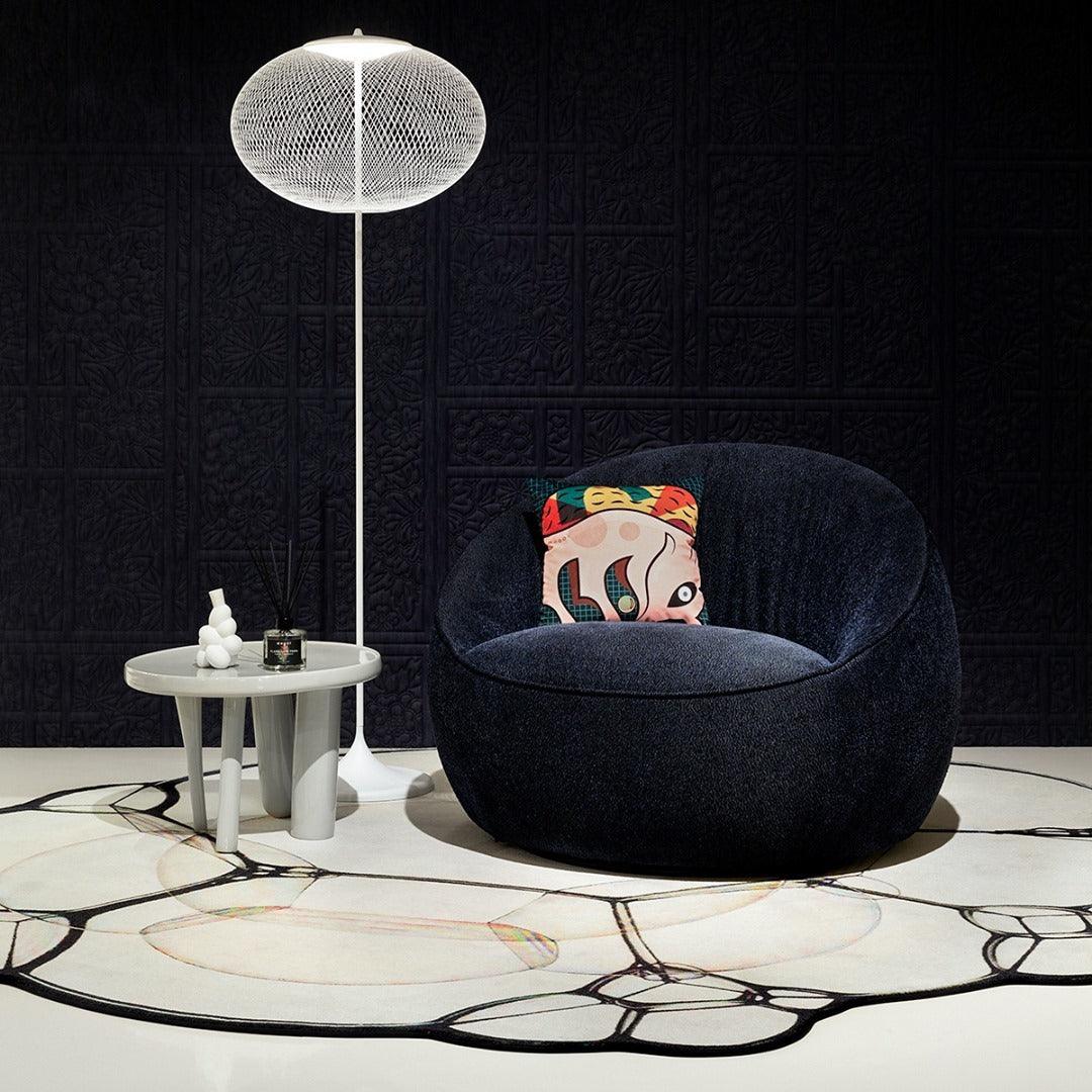 Ilsolyre Industrial Mesh Floor Lamp