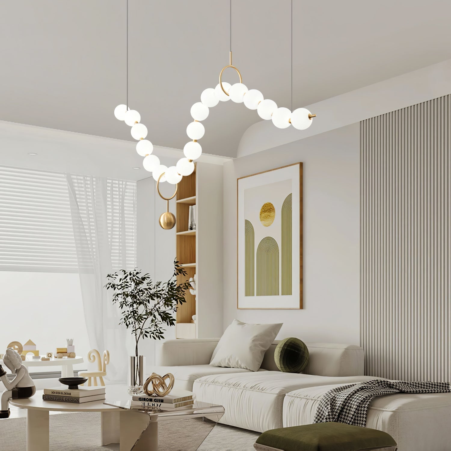 Eirinielle Pendant Lamp Necklace Glass