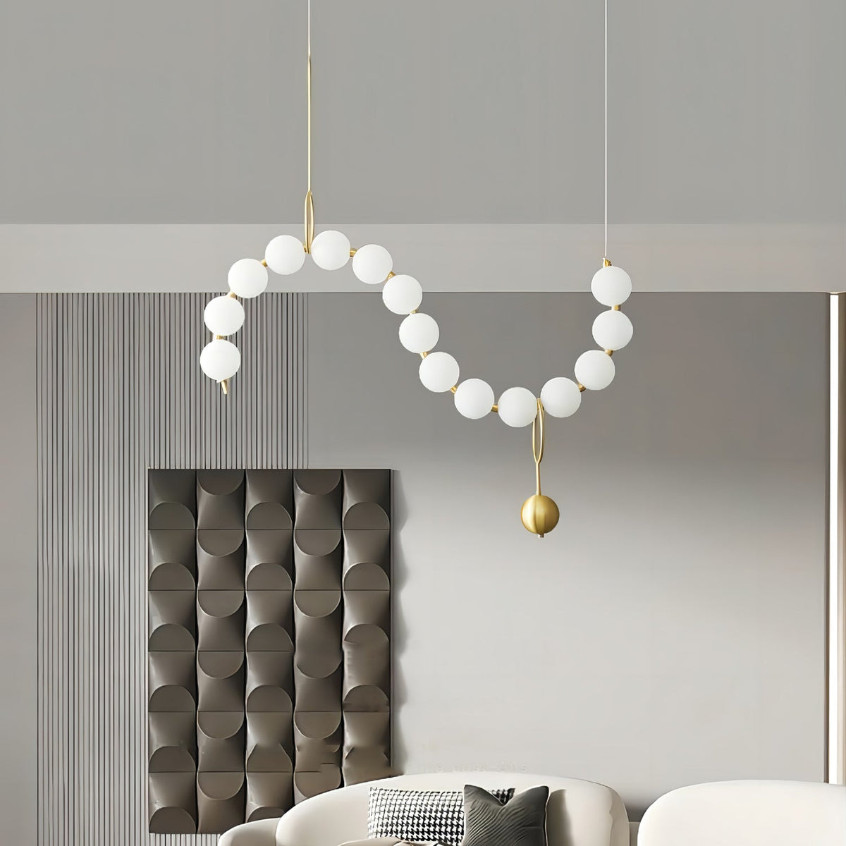 Eirinielle Pendant Lamp Necklace Glass