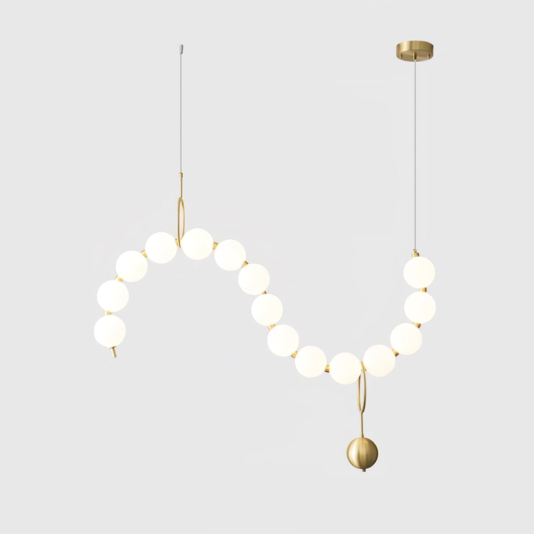 Eirinielle Pendant Lamp Necklace Glass