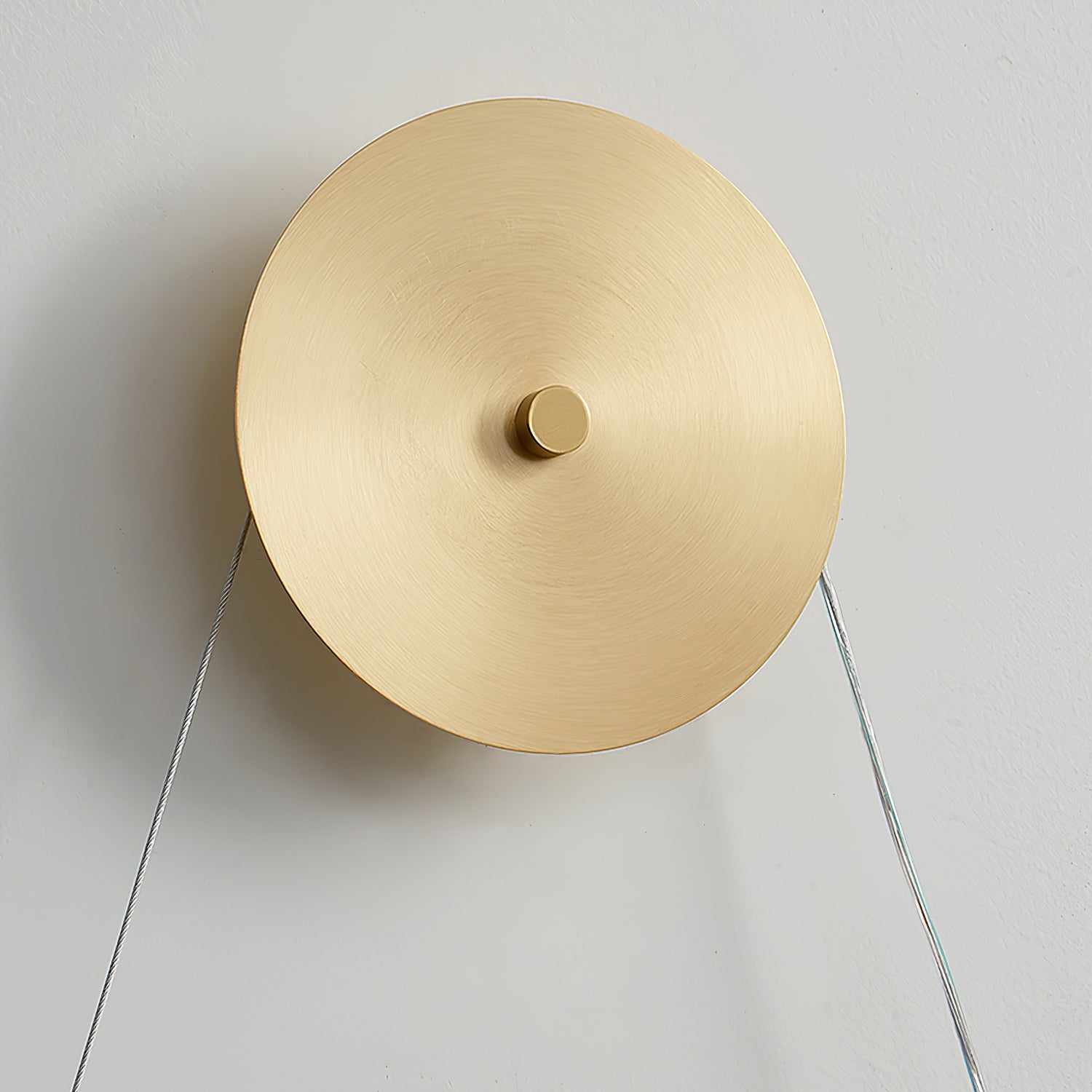 Ilirel Art Necklace Loop Brass Wall Lamp