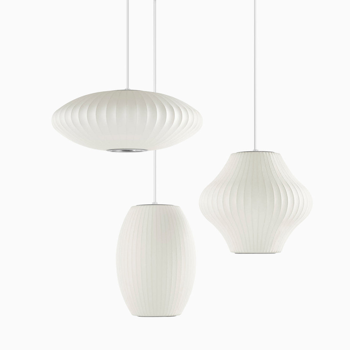 Nebula Bubble Mulberry Silk Pendant Lamp