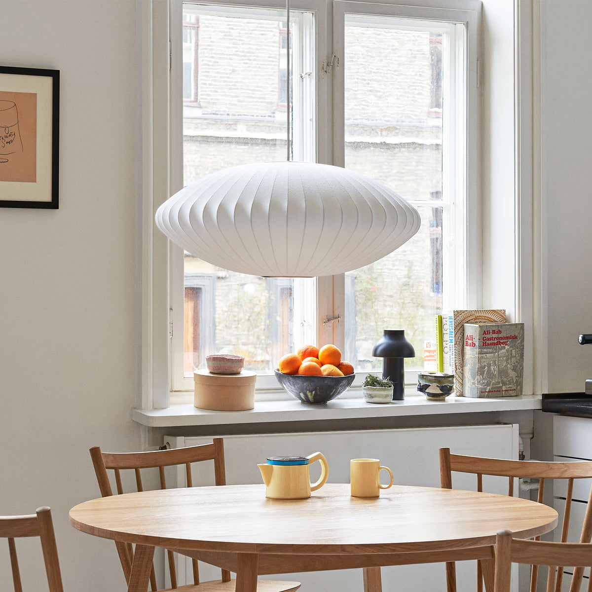 Nebula Bubble Mulberry Silk Pendant Lamp