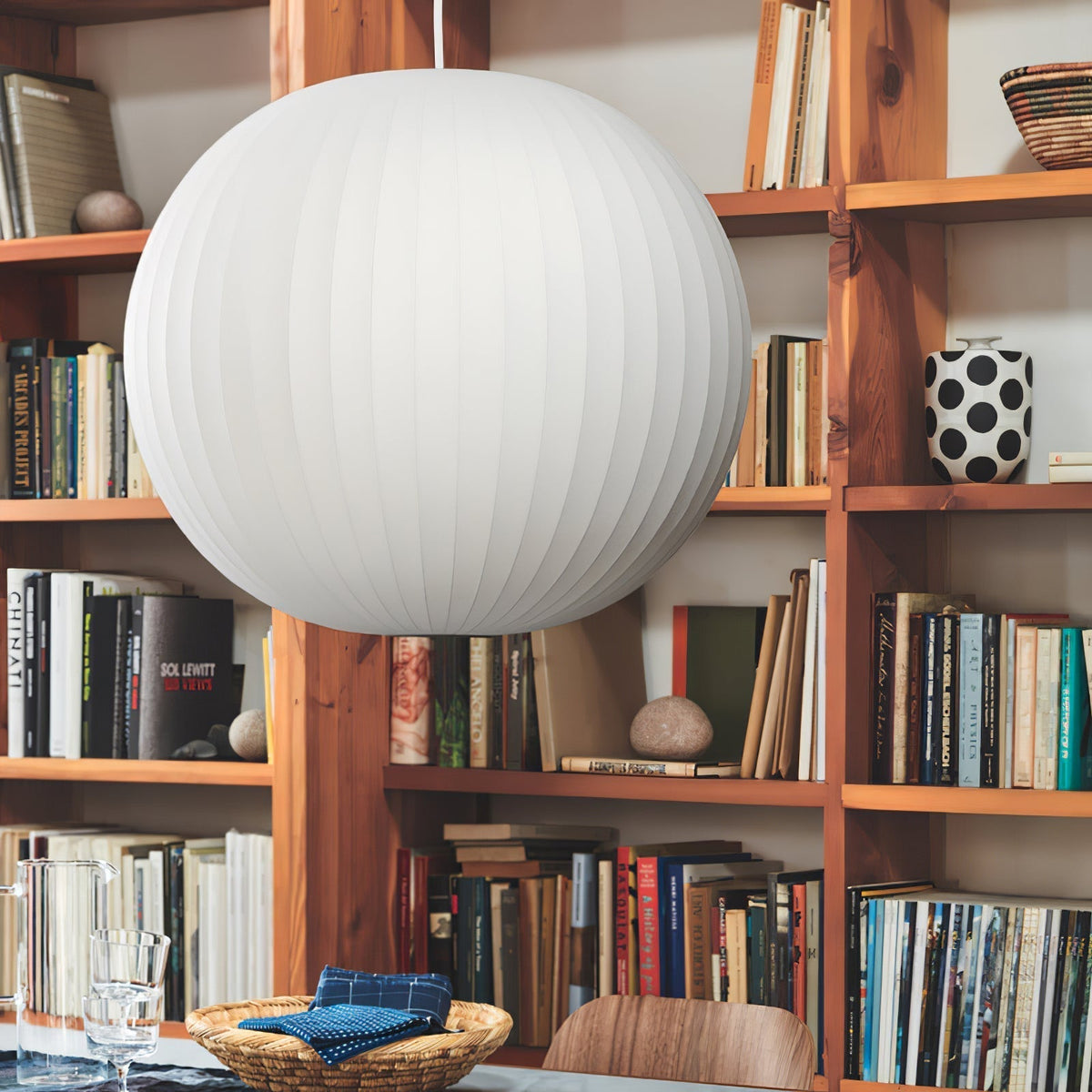 Nebula Bubble Mulberry Silk Pendant Lamp