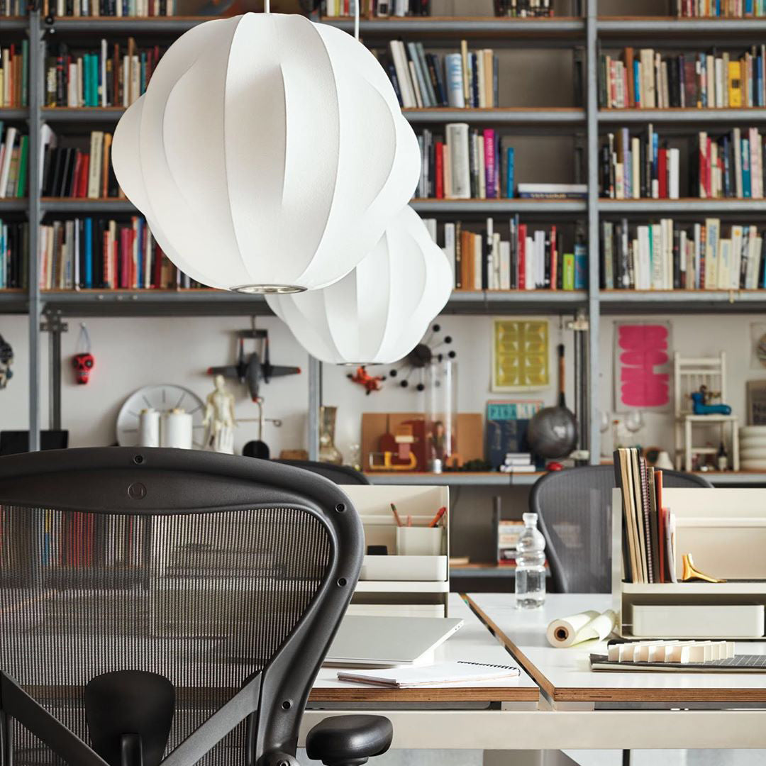 Nebula Bubble Mulberry Silk Pendant Lamp