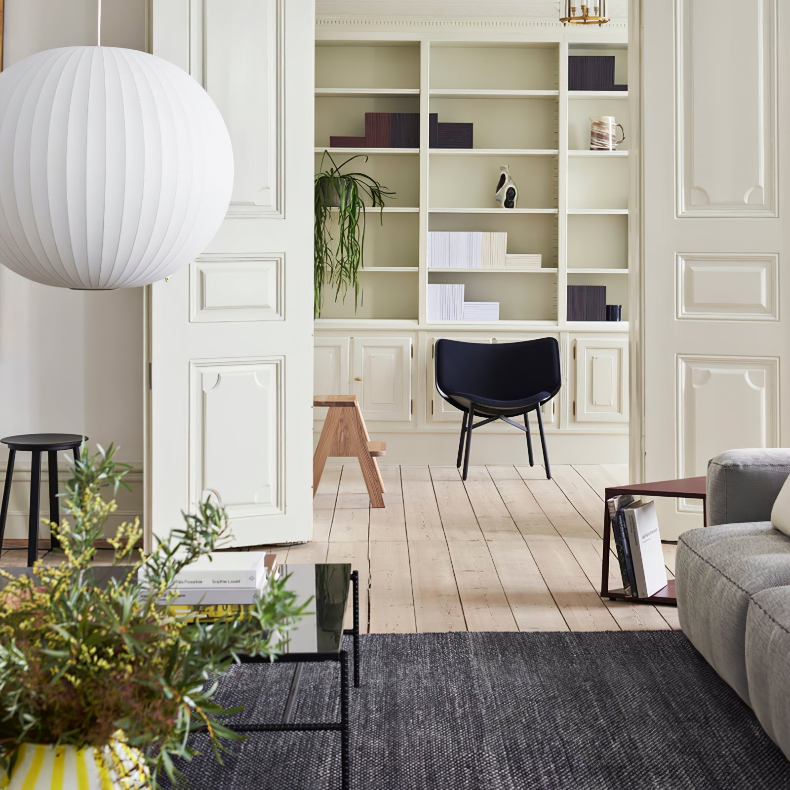 Nebula Bubble Mulberry Silk Pendant Lamp