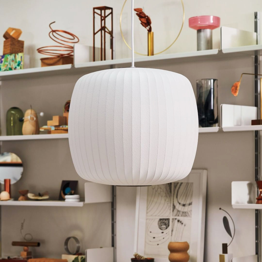 Nebula Bubble Mulberry Silk Pendant Lamp - Neutral Decor