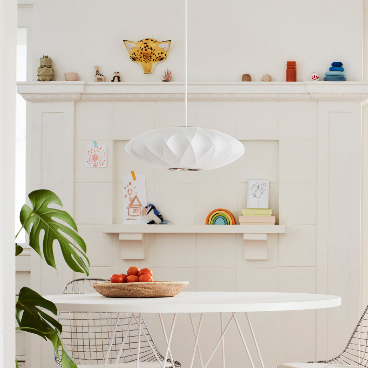 Nebula Bubble Mulberry Silk Pendant Lamp